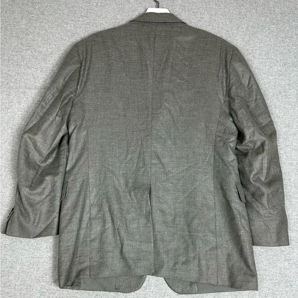 Loro Piana Italy Nordstrom Blazer Mens 42R Gray Two Button 100% Cashmere